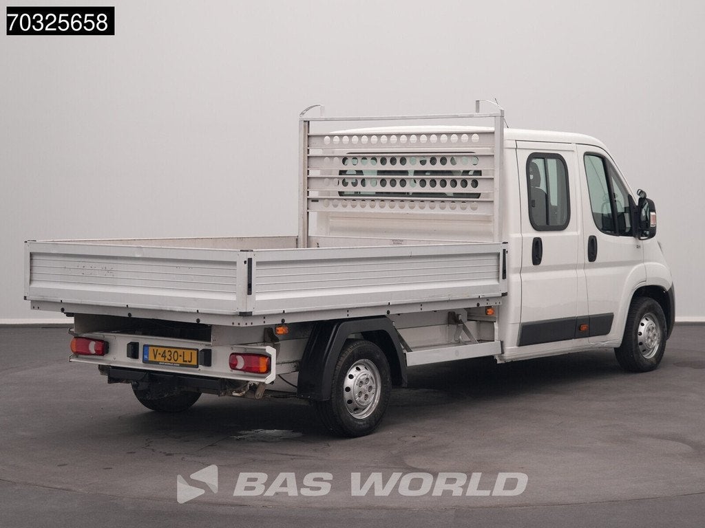 Peugeot Boxer 130pk Dubbel Cabine Open Laadbak Airco Trekhaa, Autos, Achat, Euro 6, Entreprise, 7 places