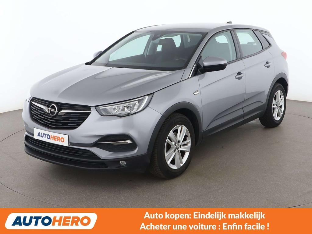 Opel Grandland X 1.2 Turbo Edition (bj 2020, automaat), Stof, Gebruikt, Euro 6, 1199 cc