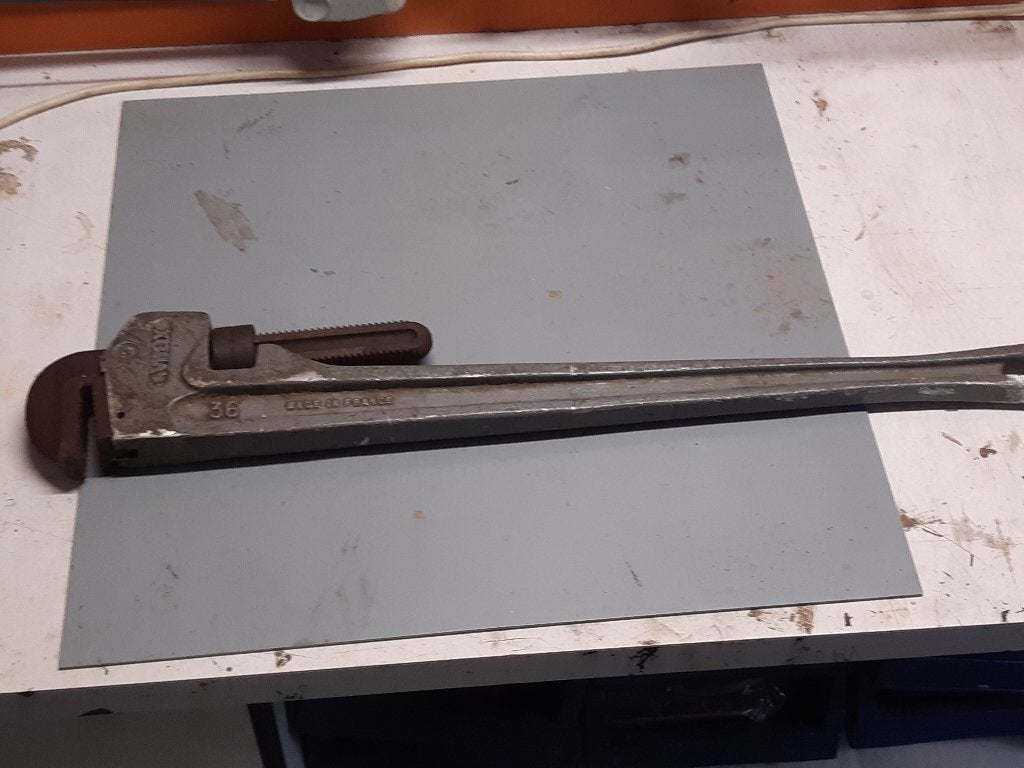 VIRAX VIRAGRIP PIJPTANG ALU gereedschap, Ophalen of Verzenden, Gebruikt