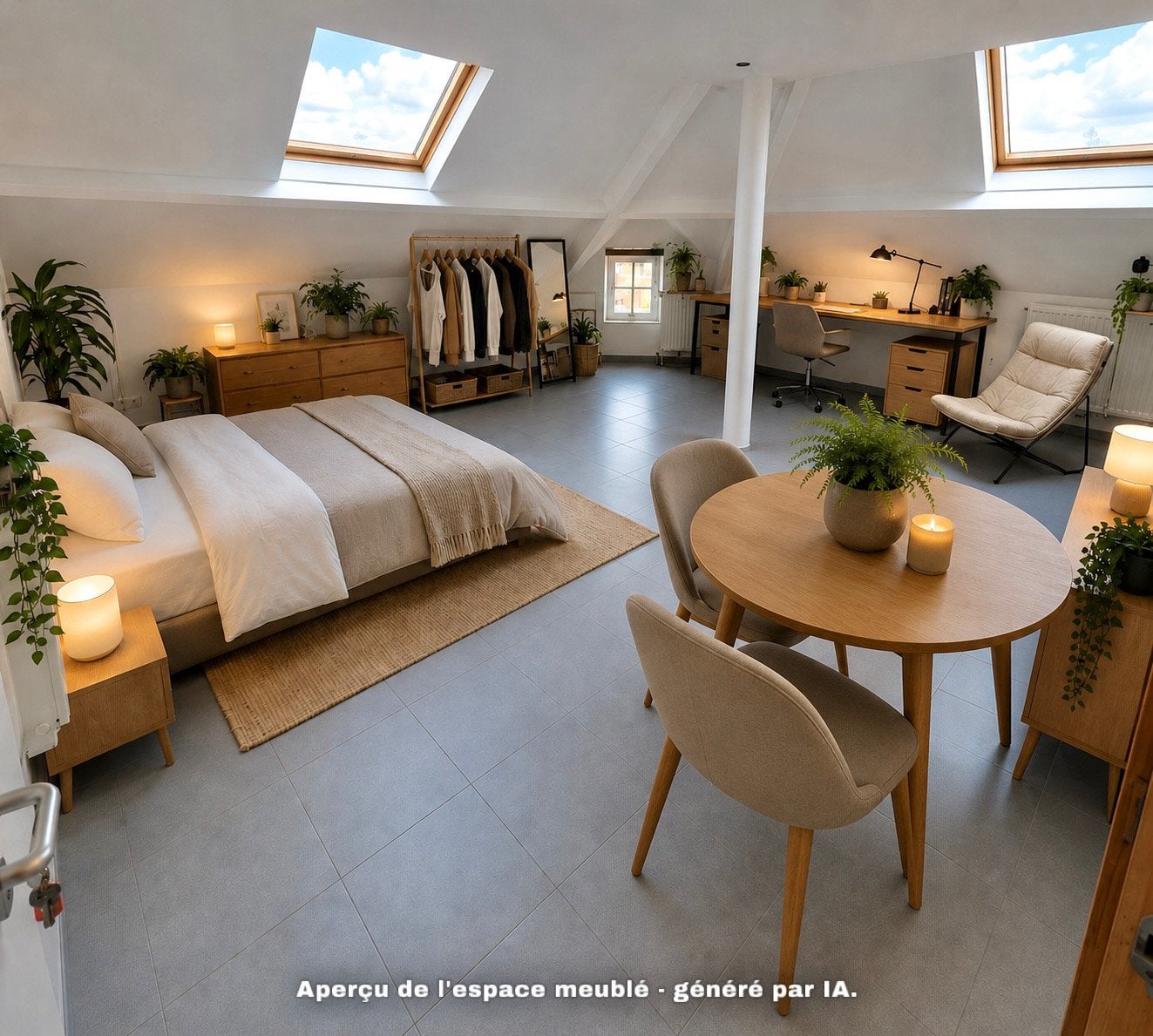 studio, Immo, 35 à 50 m², Charleroi