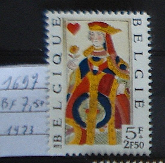 Belgique  1697  **/mnh, Non oblitéré, Gomme originale, Envoi, Neuf
