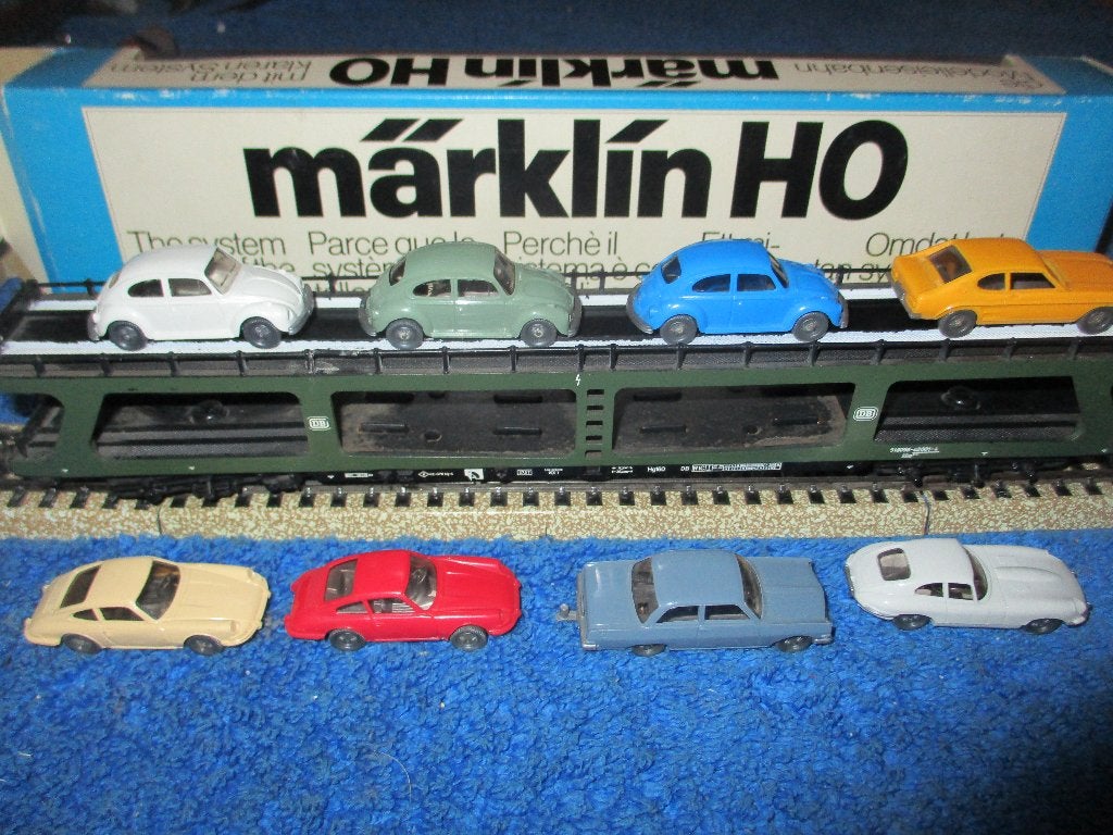 Marklin 4074 avec 8 voitures Wiking, Ophalen of Verzenden, Gebruikt, Wagon, Märklin