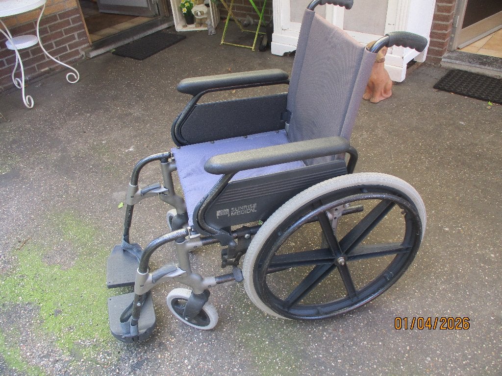 Dichtklapbare rolstoel Sunrise Medical, Enlèvement, Pliant, Utilisé, Fauteuil roulant à pousser