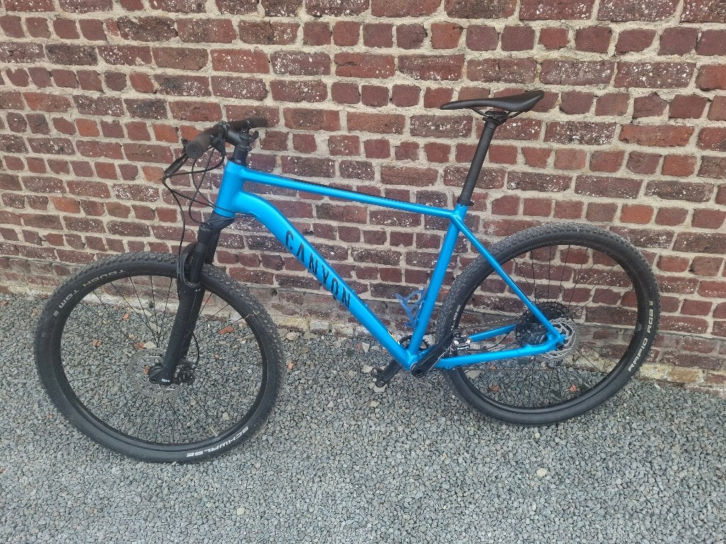 Mountainbike, Fietsen en Brommers, Minder dan 10 versnellingen, Gebruikt, Schijfrem, Ophalen