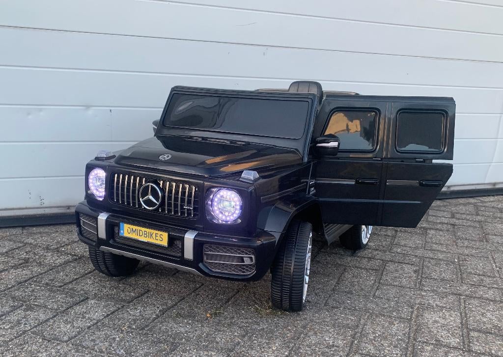 Mercedes G63 AMG 12v Metallic zwart Bluetooth / Afst. NIEUW, Enfants & Bébés, Jouets | Extérieur | Véhicules & Draisiennes, Neuf