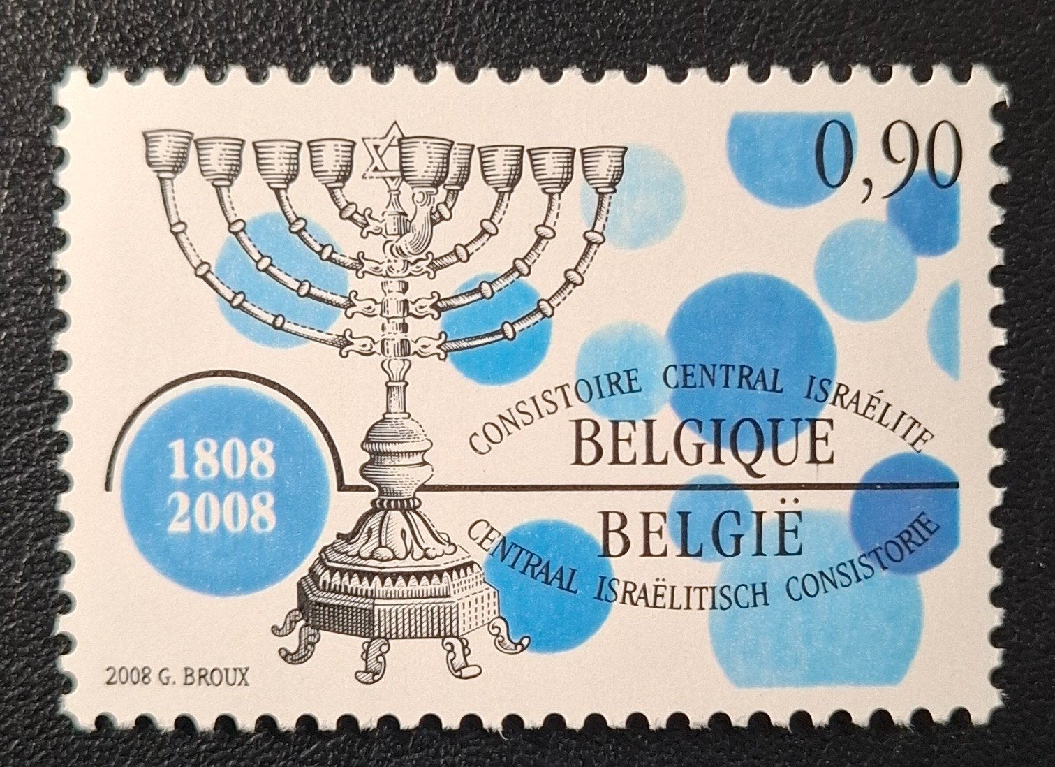 België: OBP 3766 ** Joodse gemeenschap 2008., Frankeerzegel, Ophalen of Verzenden, Zonder stempel, Postfris