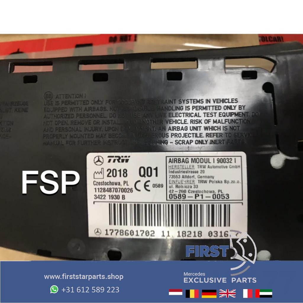 W177 STOEL ZETEL AIRBAG Mercedes A Klasse STOELAIRBAG LINKS, Utilisé, -, -, Enlèvement ou Envoi