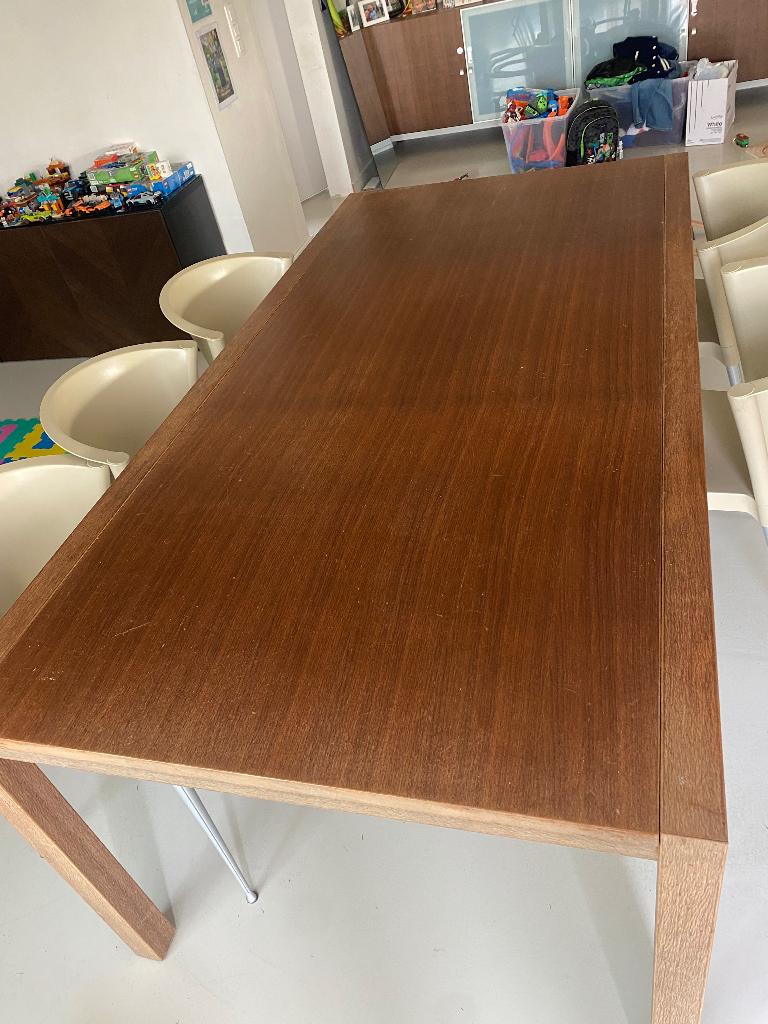 Tafel, Huis en Inrichting, Tafels | Eettafels, Ophalen, Gebruikt, 50 tot 100 cm, Vijf personen of meer