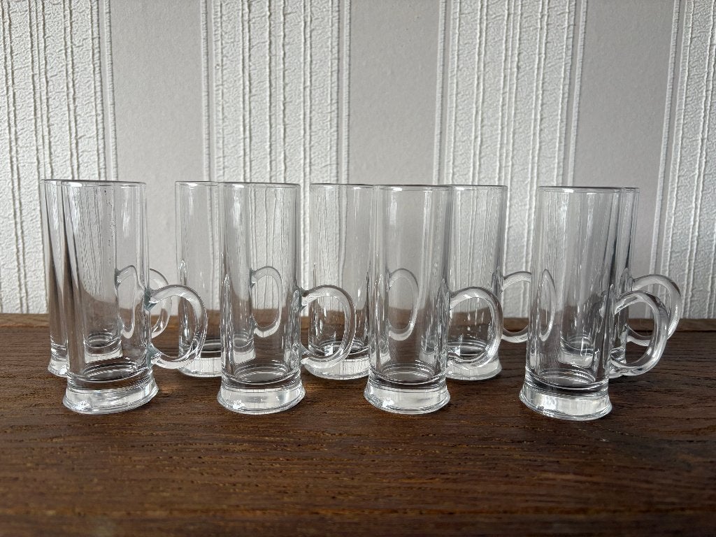 Set van 8 borrelglaasjes met oor – Shotglazen, Verzamelen, Ophalen of Verzenden, Nieuw