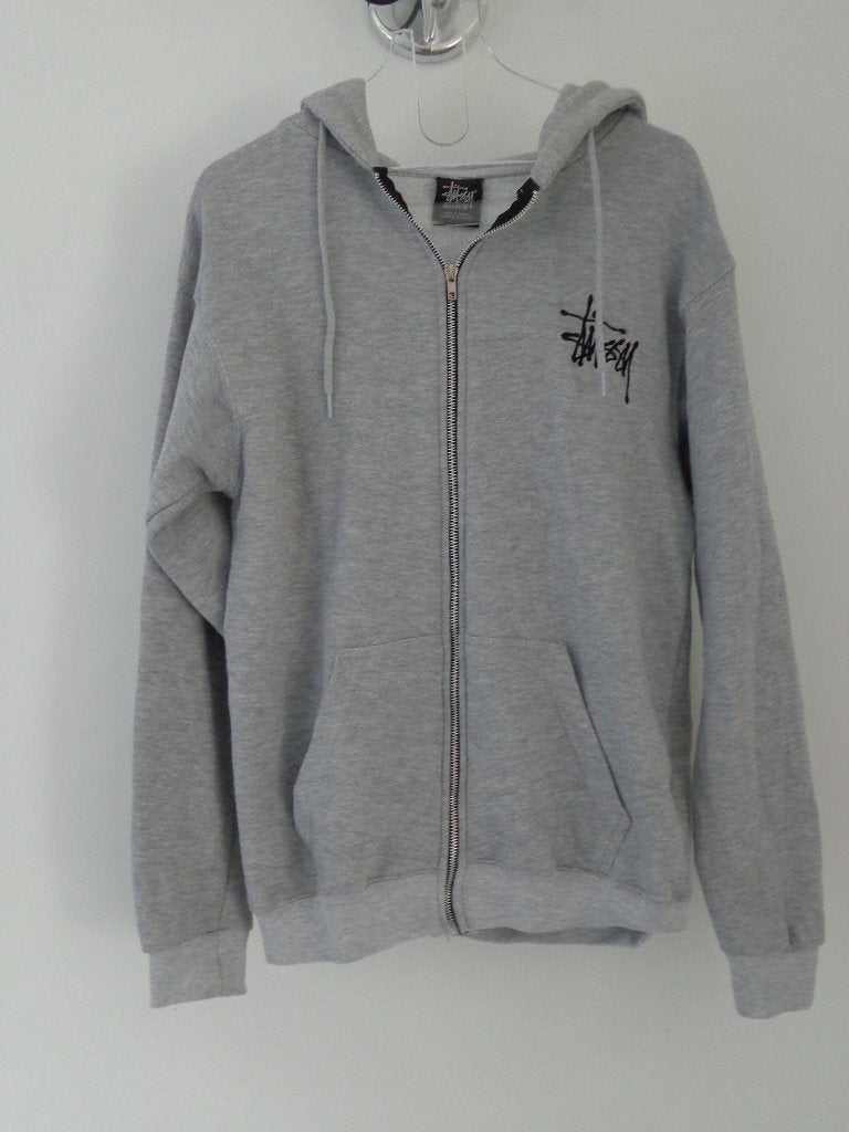 Stüssy - Grijze hoodie - Hom/Ado -M- TBE, Maat 48/50 (M), Stussy, Ophalen of Verzenden, Grijs