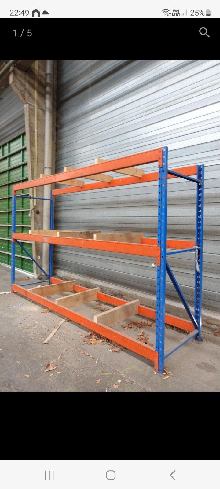 Zware Redirack Type M Palletstelling (4 staanders,10liggers), Ophalen