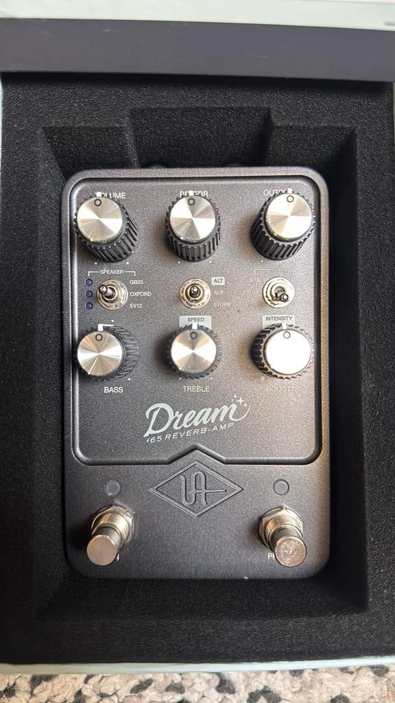Universal Audio UAFX Dream ’65 complète boîte + sticker, Musique & Instruments, Effets, Enlèvement, Utilisé, Autres types
