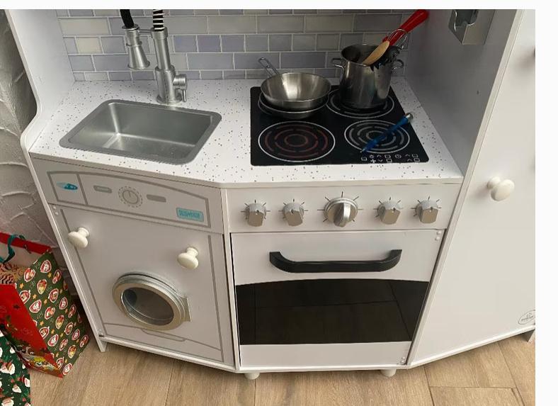 Speelkeuken met keukenspulletjes, Ophalen, Gebruikt, Speelkeuken
