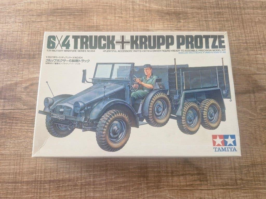 Tamiya 1/35 German 6x4 Truck Krupp Protze, Neuf, Camion, Enlèvement ou Envoi, 1:32 à 1:50