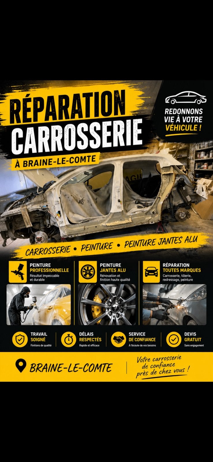 Carrosserie peinture, Autos : Pièces & Accessoires, Enlèvement
