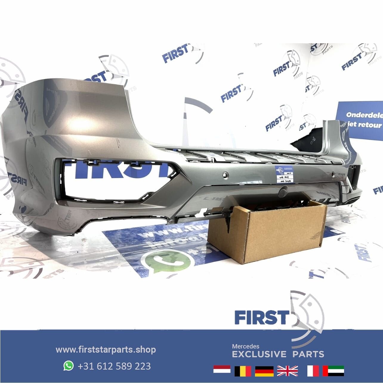W166 ML63 AMG ACHTERBUMPER Mercedes ML Klasse 2011-2015 A166, Arrière, Utilisé, -, -