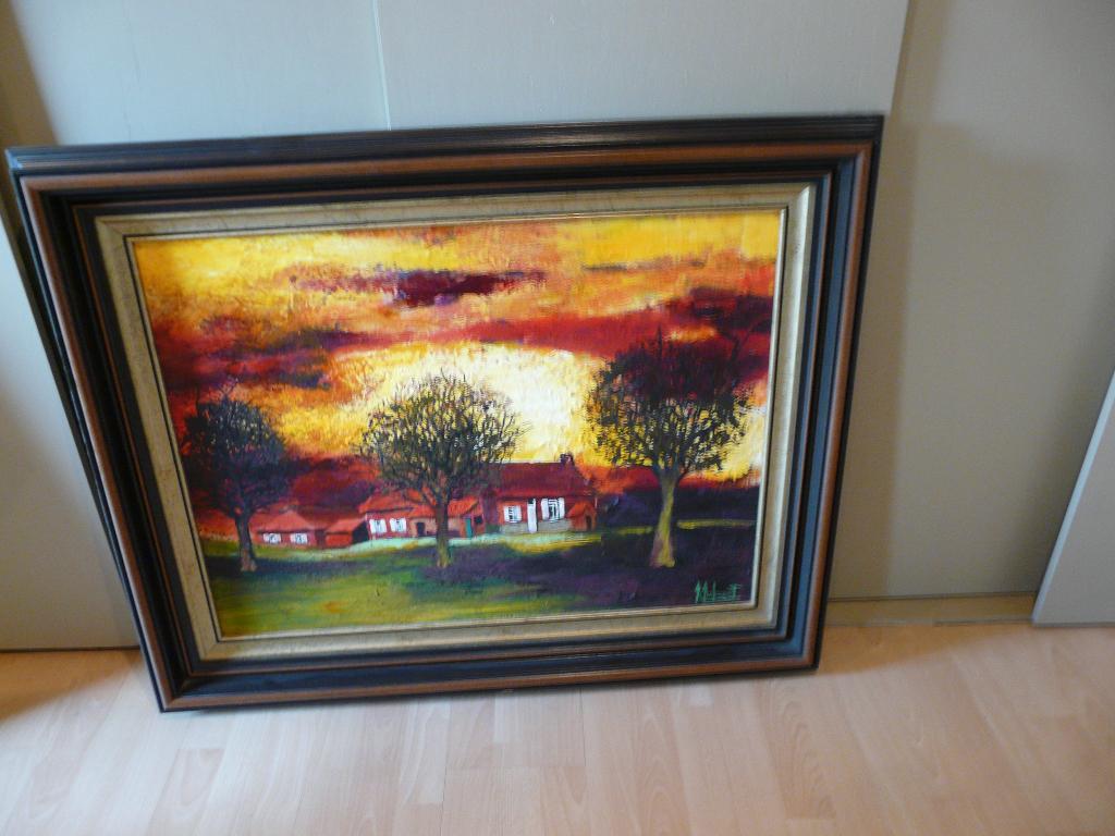 SCHILDERIJ  R BEKAERT-. ZICHT OP BOERDERIJ, Enlèvement