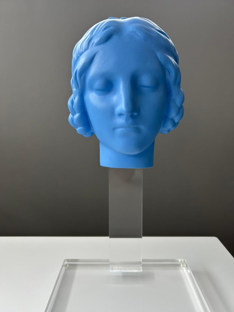 Magritte - Tête, Ophalen, Brons