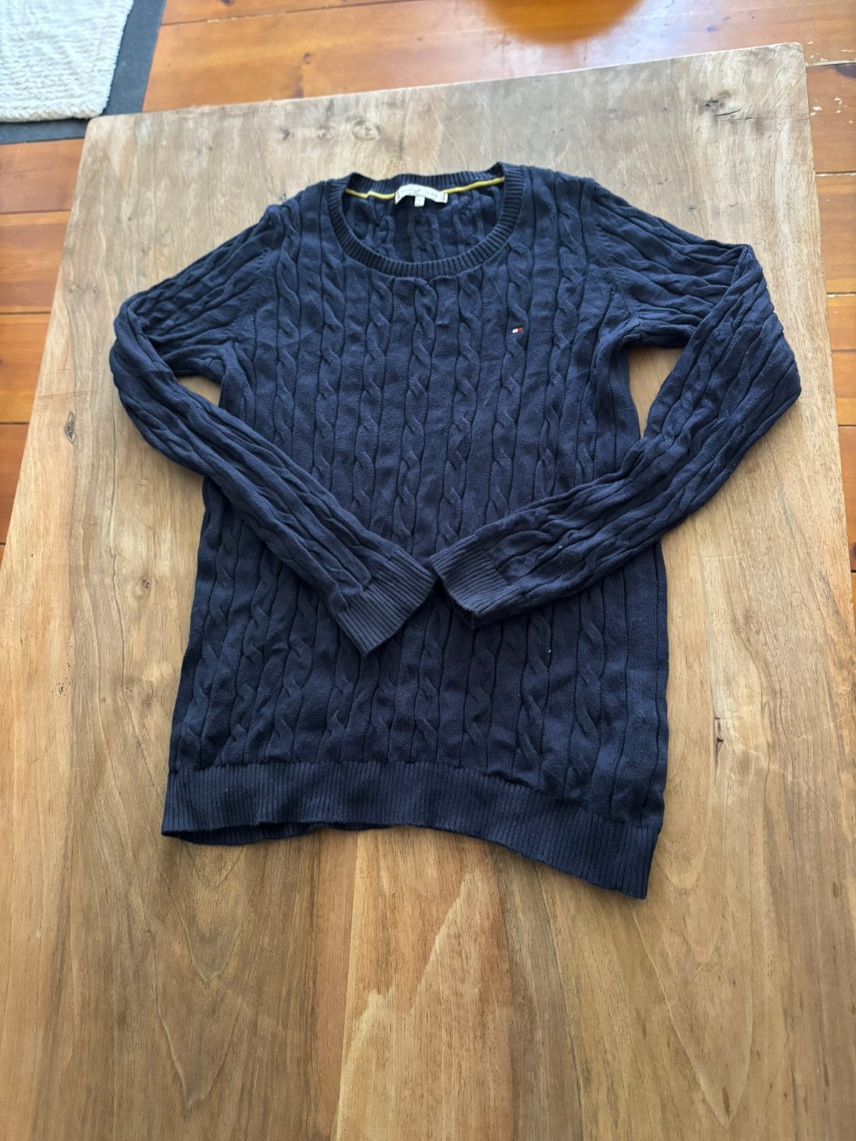 Tommy hilfiger marineblauwe sweater voor dames, Kleding | Dames, Truien en Vesten, Ophalen of Verzenden, Zo goed als nieuw, Maat 36 (S)