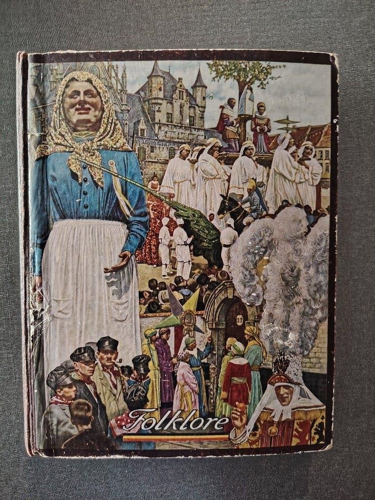 ALBUM - BELGISCHE FOLKLORE, Enlèvement ou Envoi, Utilisé, Album d'images