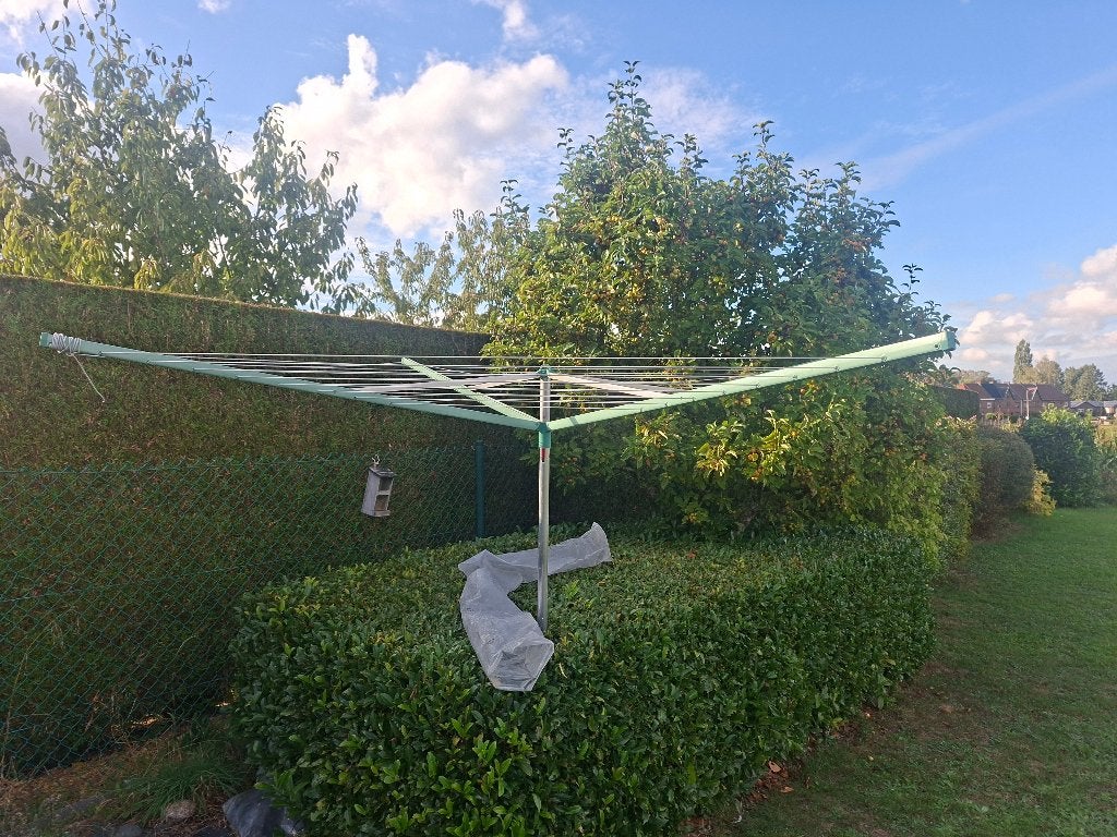 Seche linge brabantia 50  séchoir parapluie rotatif, Enlèvement, Utilisé, Séchoir à linge