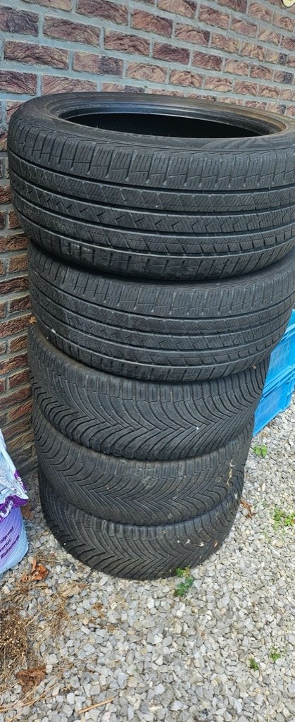 5 pneus 4 saisons 255/45R19, Véhicule de tourisme, Pneu(s), Utilisé, 255 mm