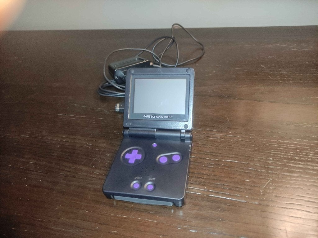 Nintendo Gameboy Advance SP noire, Enlèvement ou Envoi, Comme neuf, Game Boy Advance SP