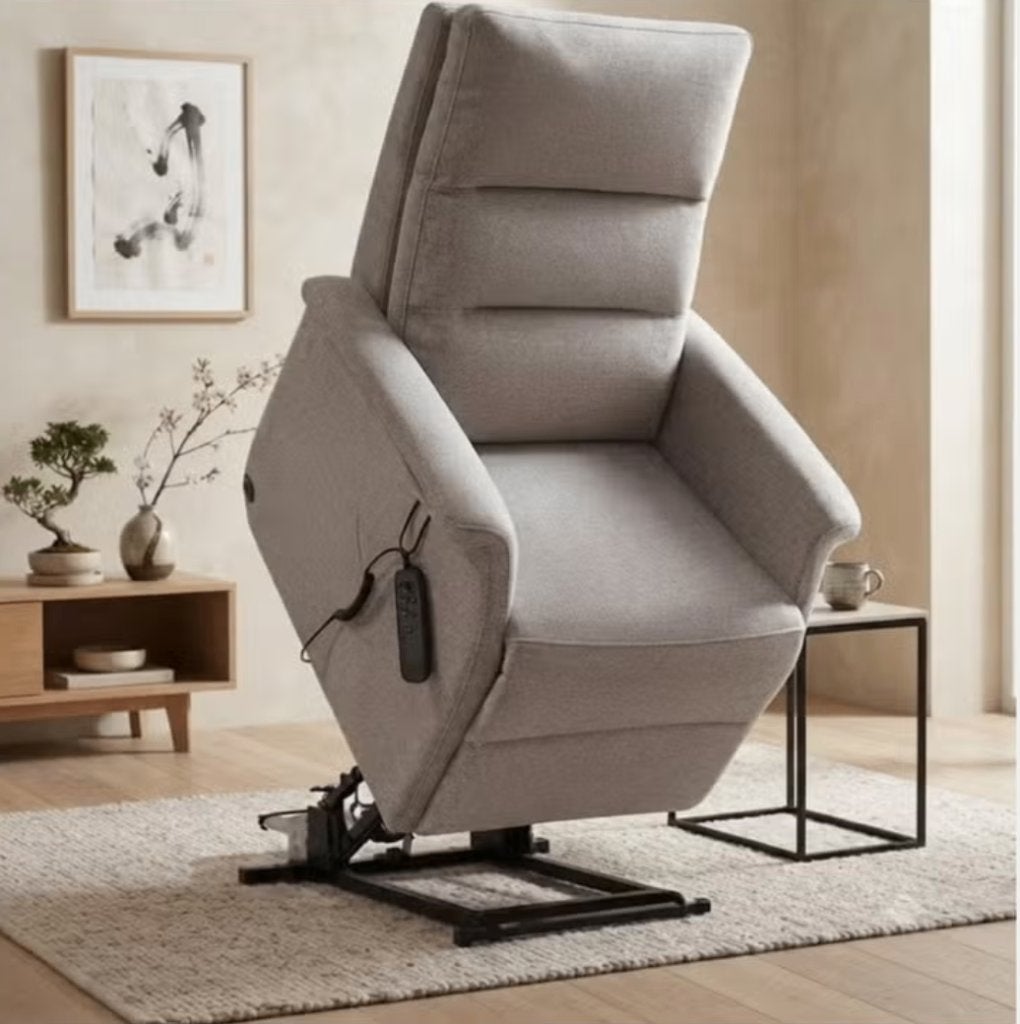 sta op zetel design lederen fauteuil, Ophalen
