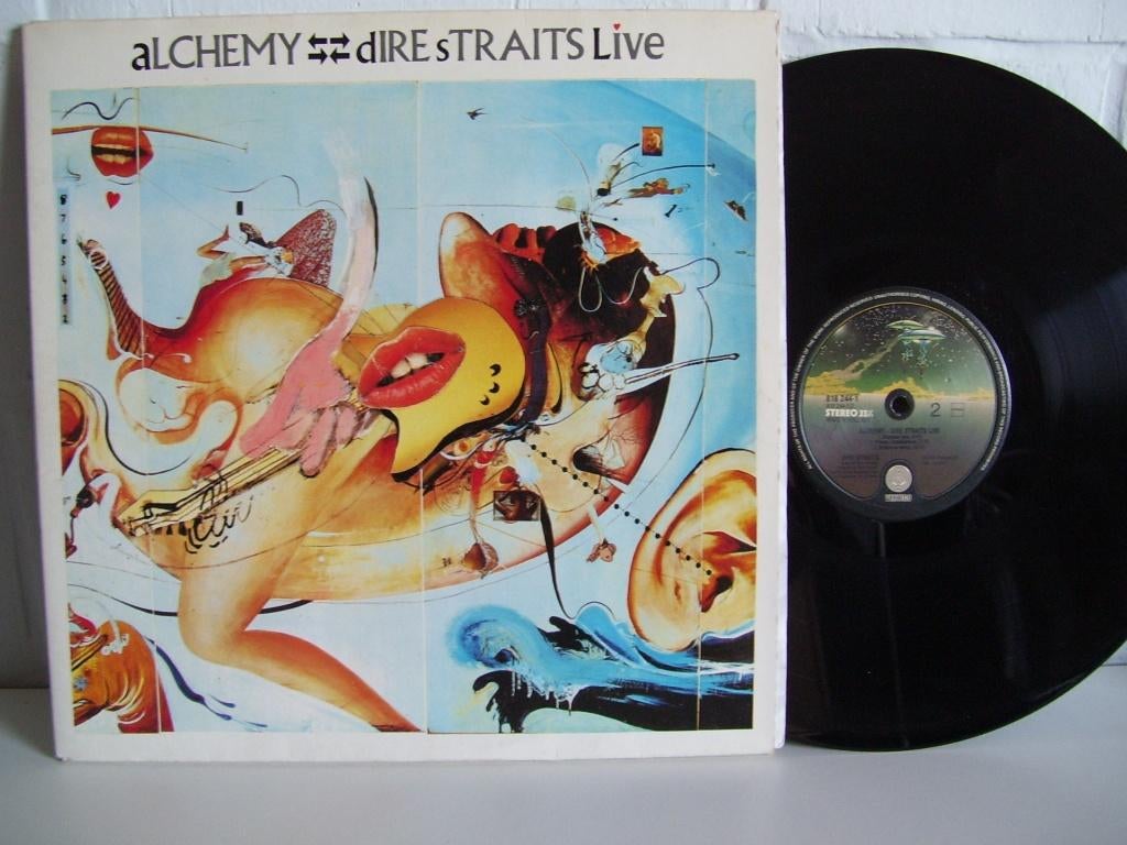DIRE STRAITS  alchemy  dire straits live ( 2 lps ), Ophalen, Progressive, Gebruikt, Originele persing