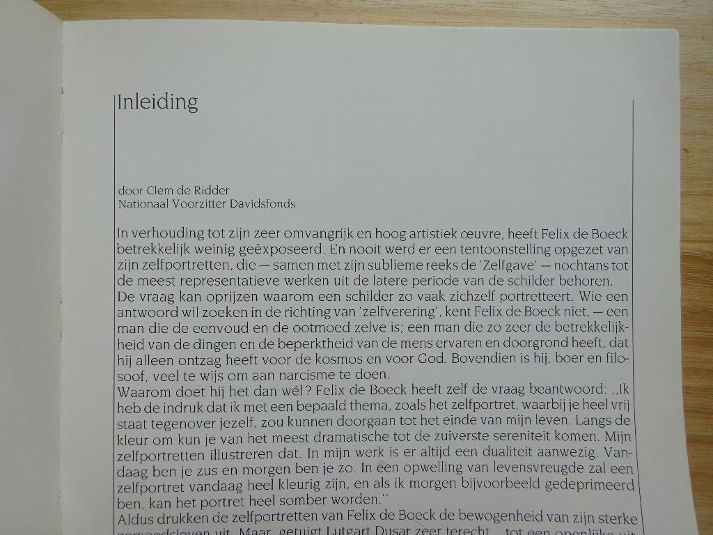 Felix De Boeck, 1916-1984 - oog in oog, Ophalen of Verzenden, Gelezen, Schilder- en Tekenkunst
