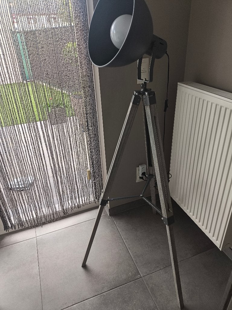 staande lamp, Landelijk, Enlèvement, 100 à 150 cm, Bois