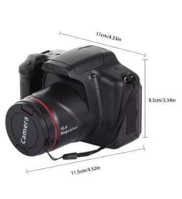 Caméra vidéo numérique 4K avec zoom 16x et résolution 16MP, TV, Hi-fi & Vidéo, Caméscopes numériques, Envoi, Neuf, Caméra