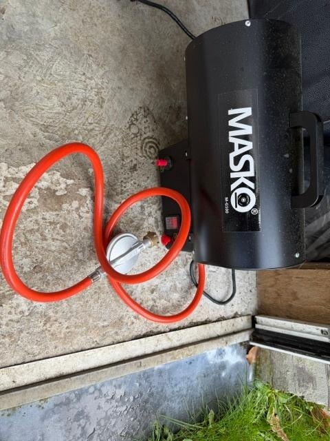 Heteluchtkanon 10kW Zwart, Doe-het-zelf en Bouw, Verwarming en Radiatoren, Ophalen, Zo goed als nieuw, Minder dan 200 watt, Kachel