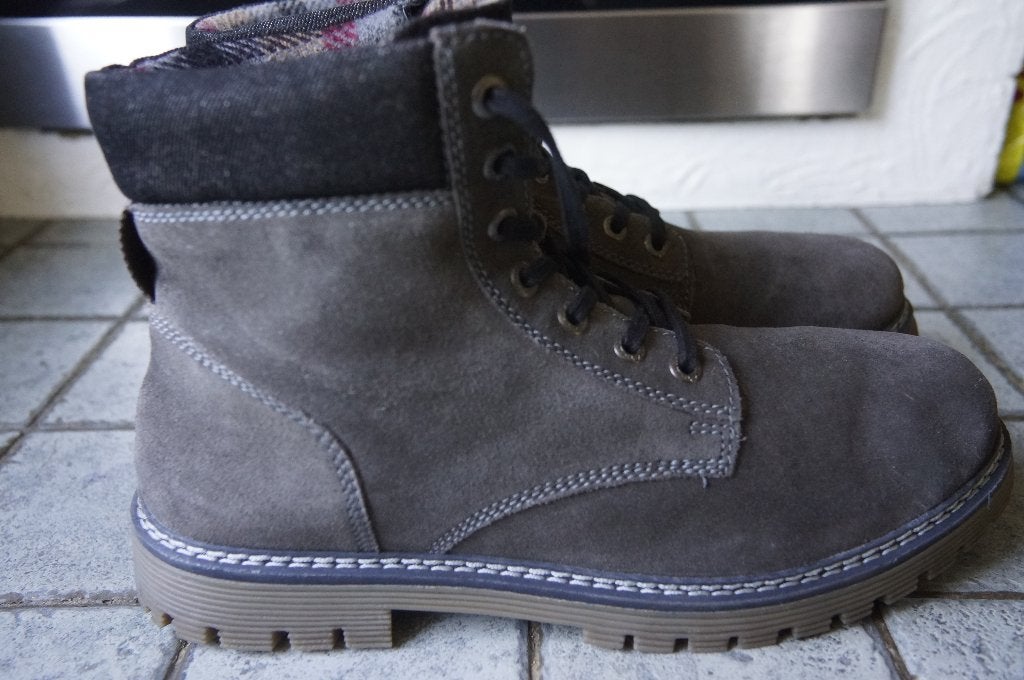 Bottines AM en cuir nubuck pointure 44, Chaussures de marche, Enlèvement ou Envoi, Autres couleurs, Comme neuf