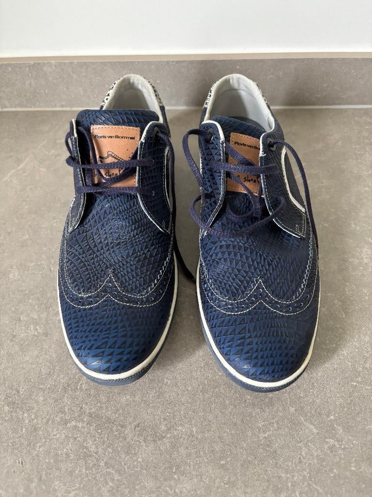 Floris van Bommel sneakers, Kleding | Heren, Schoenen, Ophalen, Blauw, Floris van Bommel, Zo goed als nieuw
