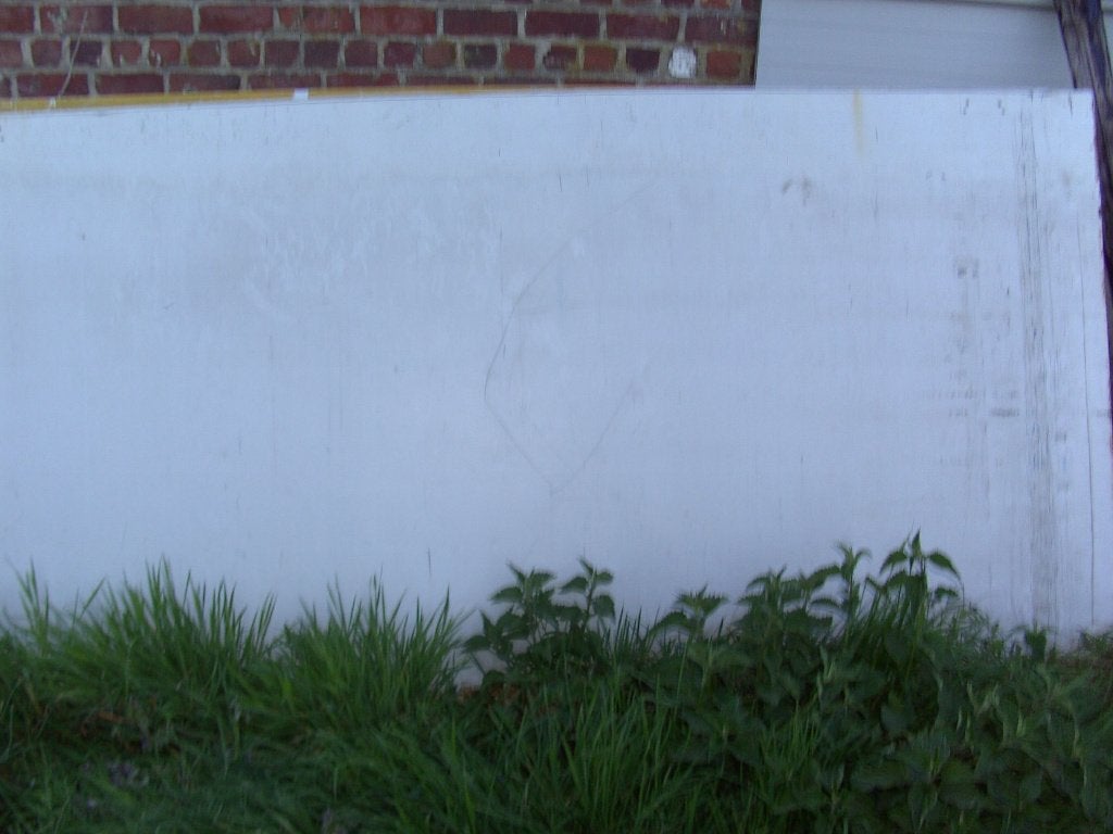 isolatie plaat met witte bekleding, Doe-het-zelf en Bouw, Ophalen, Gebruikt