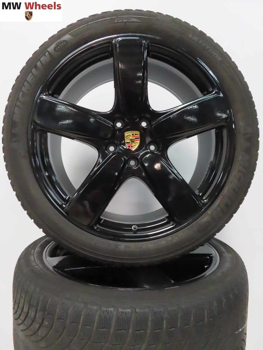 Origineel Porsche Cayenne Classic 21 inch velgen winterset, Pneus et Jantes, Pneus hiver, 295 mm, -