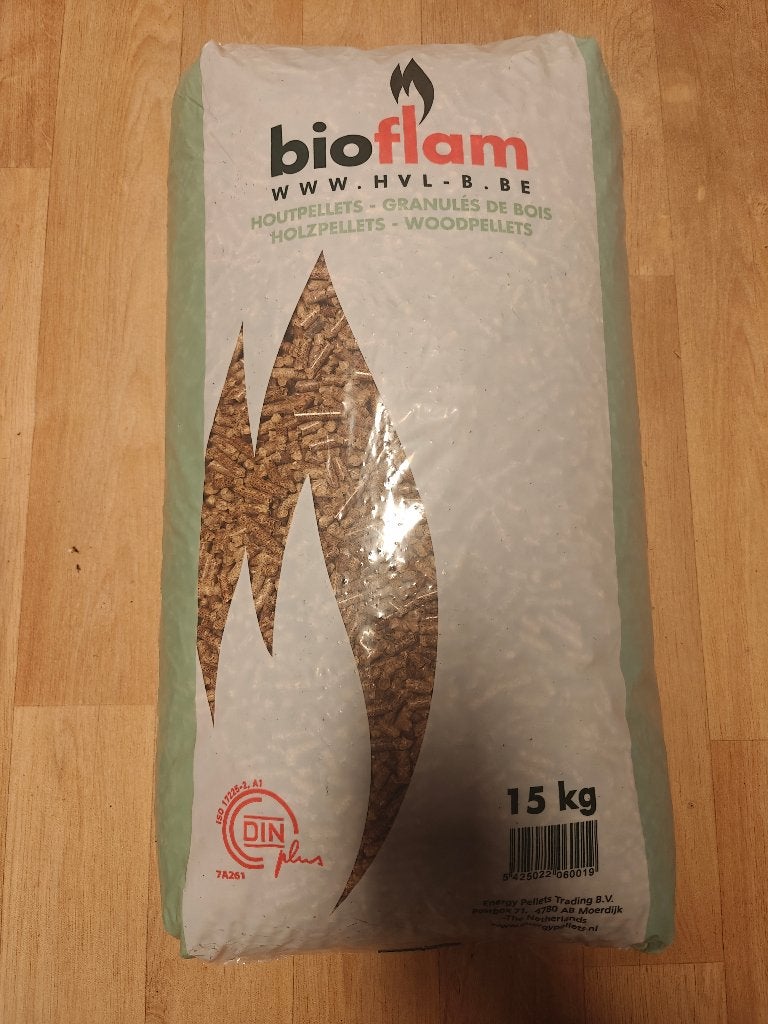 Pellets Bioflam, 9 zakken, Moins de 3 m³, Enlèvement, Chêne