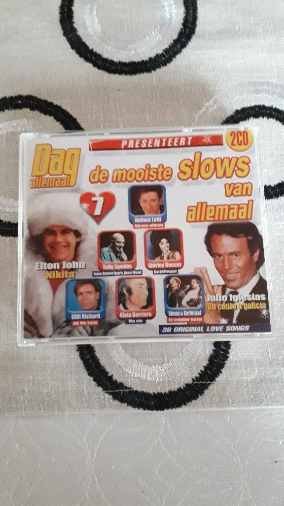 de mooiste slows van allemaal volume 7 (2 cd's), Cd's en Dvd's, Cd's | Verzamelalbums, Inclusief boekje, Gebruikt, Wereldmuziek