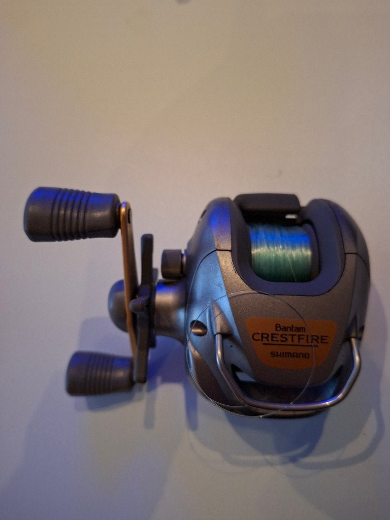 SHIMANO BANTAM CRESTFIRE REEL CR200B, Watersport en Boten, Ophalen, Zo goed als nieuw, Molen
