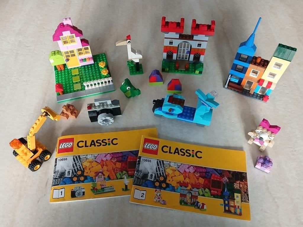 LEGO CLASSIC 10698 compleet - 9 mogelijke bouwwerken!, Ophalen, Gebruikt, Lego, Compleet