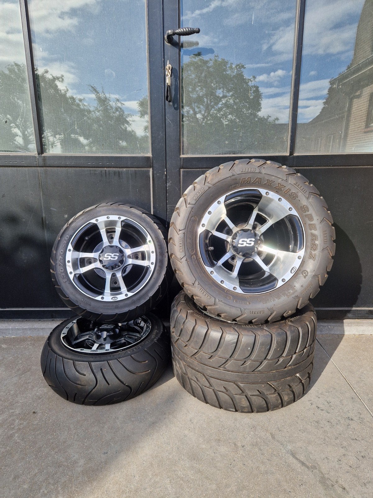 Wielen velgen banden Yamaha Raptor YFM YFZ + andere quads, Ophalen, Band(en)