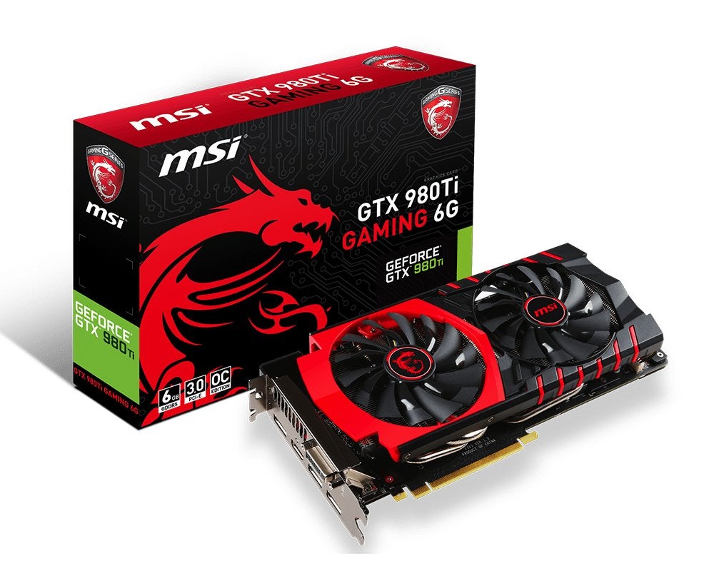 MSI GTX 980Ti 6Go - Complete avec sa boite, Informatique & Logiciels, PCI-Express 3, Comme neuf, Enlèvement, HDMI