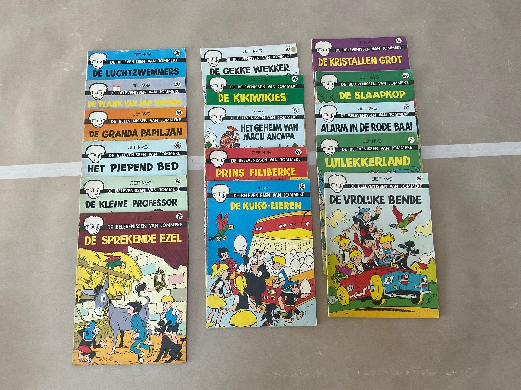 jommeke strips, Plusieurs BD, Enlèvement, Utilisé, Jef Nys.