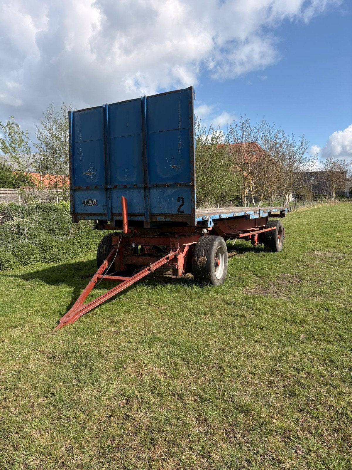 Platte wagen, Ophalen