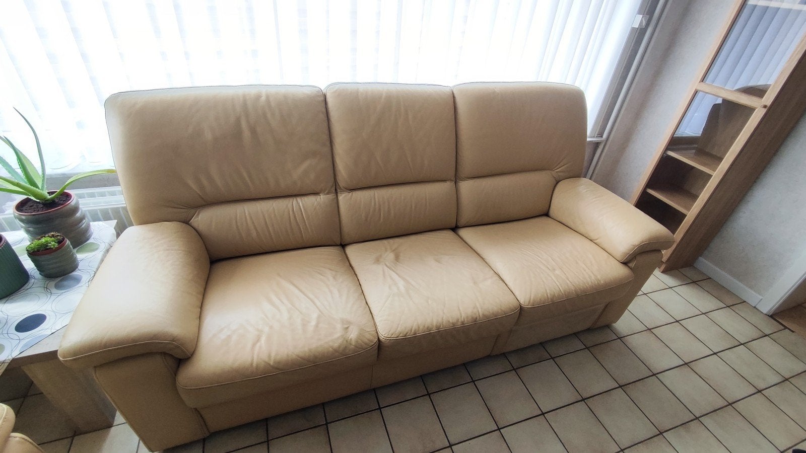 Salon 3+2+1-zit, 75 à 100 cm, 250 à 300 cm, Quatre personnes ou plus, Banc droit