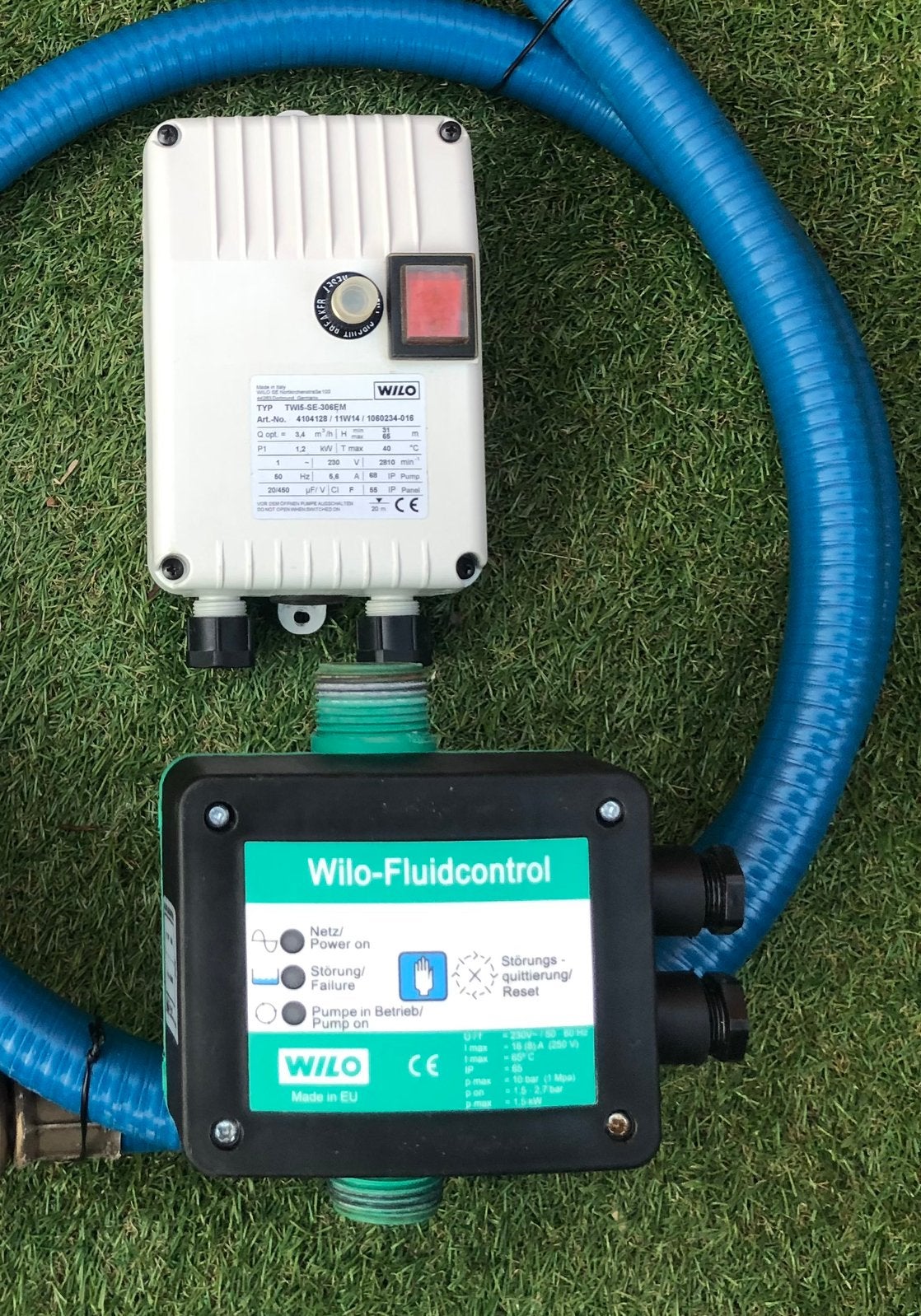 Wilo presscontrole, Ophalen, Zo goed als nieuw