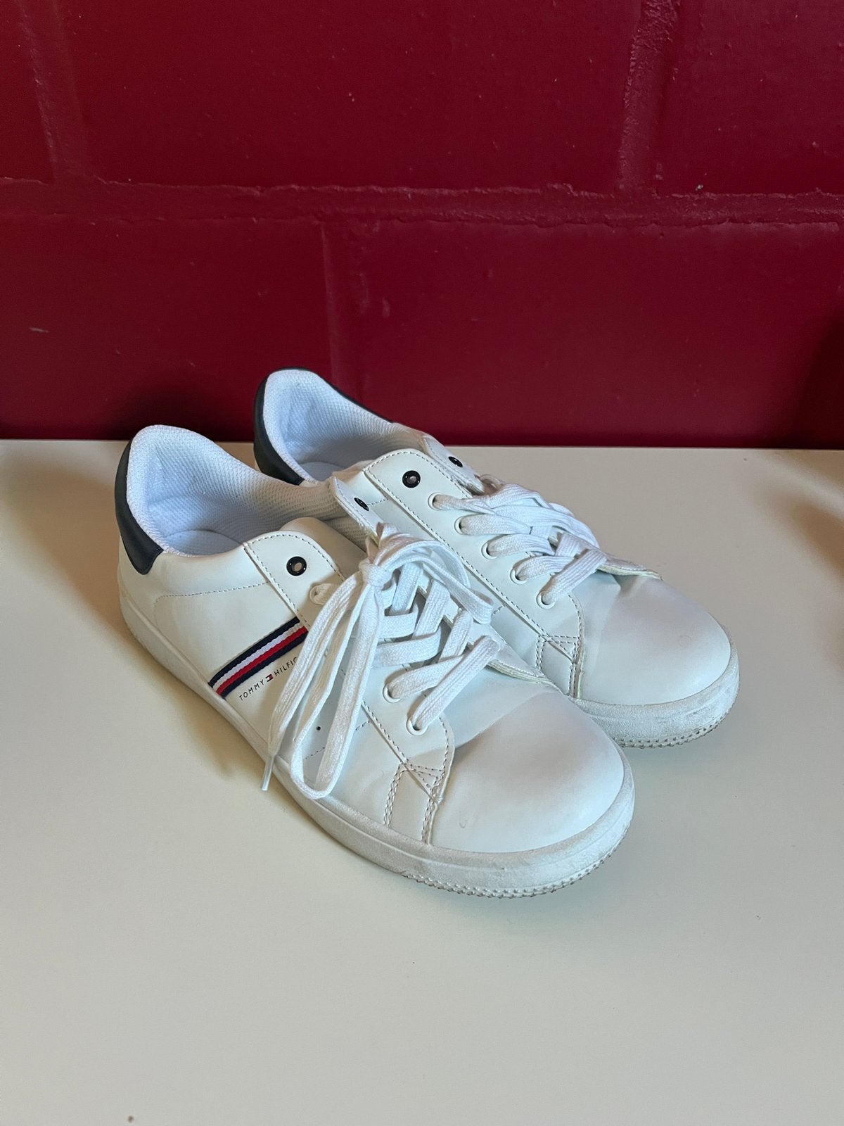 Tommy Hilfiger, Ophalen, Wit, Gedragen, Veterschoenen