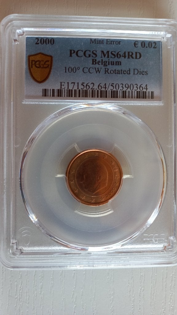 BELGIË, twee Eurocent 2000 - Halve medailleslag + cert !, Postzegels en Munten, Munten | België, Ophalen of Verzenden, Overig