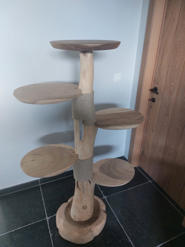 Luxe houten krabpaal, Ophalen, Nieuw, Krabpaal